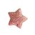 Aplique Estrela Rosa com Glitter - 2 unidades - Rizzo - Imagem 1