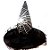 Chapéu de Bruxa com Véu Preto - "Bruxinha" - 1 unidade - Rizzo - Imagem 1