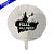 Balão de Festa Metalizado 20'' 40cm - Redondo Caveira Halloween - 1 unidade - Flexmetal - Rizzo - Imagem 2