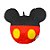 Mickey Cabeça em Feltro - 01 Unidade - Pé de Pano - Rizzo Festas - Imagem 1
