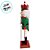 Boneco Soldado Quebra Nozes de Madeira com Lança - 37,5cm - Verde e Vermelho Glitter - Imagem 5