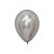 Balão de Festa Latéx Reflex - Prata (Cor:981) - Sempertex - Rizzo - Imagem 1