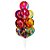 Kit Buquê Balões Látex Tie-Dye Translucido - Buque com 10 Balões - 1 unidade - Regina - Rizzo - Imagem 1