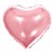 Balão de Festa Metalizado 5,5' 14cm - Coração Rose Gold - 3 unidades - Make + - Rizzo - Imagem 2