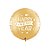 Balão de Festa Látex Liso Decorado - Happy New Year Pontos Ouro - 30" 75cm - 2 unidades - Qualatex Outlet - Rizzo - Imagem 1