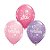 Balão de Festa Látex Liso Decorado - Princess (Princesa) - 11" 28cm - 6 unidades - Qualatex Outlet - Rizzo - Imagem 1