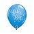 Balão de Festa Látex Liso Decorado - Baby Boy Estrelas Azul - 11" 28cm - 11" 28cm - 6 unidades - Qualatex Outlet - Rizzo - Imagem 1