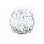 Balão de Festa Bubble 22" 56cm - Congratulations (Parabéns) Confete e Estrelas - 1 unidade - Qualatex Outlet - Rizzo - Imagem 2