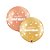 Balão de Festa Látex Liso Decorado - Happy Birthday Poá Ouro/Rose Gold - 30" 75cm - 2 unidades - Qualatex Outlet - Rizzo - Imagem 1