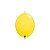 Balão de Festa Látex Liso Q-Link - Amarelo - 6" 15cm - 50 unidades - Qualatex Outlet - Rizzo - Imagem 1