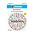 Balão de Festa Microfoil 18" 46cm - Redondo Congratulations (Parabéns) Serpentinas - 1 unidade - Qualatex Outlet - Rizzo - Imagem 2
