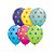 Balão de Festa Látex Liso Decorado - Pontos Polka Colorido Sortido - 11" 28cm - 50 unidades - Qualatex Outlet - Rizzo - Imagem 1