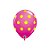 Balão de Festa Látex Liso Decorado - Pontos Polka Colorido Sortido - 11" 28cm - 50 unidades - Qualatex Outlet - Rizzo - Imagem 6