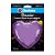 Balão de Festa Microfoil 18" 46cm - Coração Chrome Roxo - 1 unidade - Qualatex Outlet - Rizzo - Imagem 2