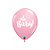 Balão de Festa Látex Liso Decorado - Oh Baby! Rosa - 11" 28cm - 6 unidades - Qualatex Outlet - Rizzo - Imagem 1