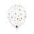 Balão de Festa Látex Liso Decorado - Estrelas Contemp. Transp/Ouro - 11" 28cm - 50 unidades - Qualatex Outlet - Rizzo - Imagem 2