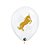 Balão de Festa Látex Liso Decorado - Unicórnio Transparente e Dourado - 11" 28cm - 50 unidades - Qualatex Outlet - Rizzo - Imagem 2