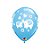 Balão de Festa Látex Liso Decorado - É um Menino Elefantes Azul Claro - 11" 28cm - 50 unidades - Qualatex Outlet - Rizzo - Imagem 2