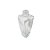 Frasco para Perfumaria de Vidro Quadrado Frasco Sintra - 50ml - 1 unidade - Rizzo - Imagem 3