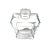 Frasco para Perfumaria de Vidro Quadrado Difusor Transparênte - 200ml - 1 unidade - Rizzo - Imagem 2