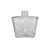 Frasco para Perfumaria de Vidro Estrela Transparente - 290ml - 1 unidade - Rizzo - Imagem 3