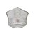 Frasco para Perfumaria de Vidro Estrela Transparente - 290ml - 1 unidade - Rizzo - Imagem 2