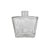Frasco para Perfumaria de Vidro Estrela Transparente - 290ml - 1 unidade - Rizzo - Imagem 3