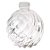 Frasco para Perfumaria de Vidro Bola Espiral Branco Transparênte - 180ml - 1 unidade - Rizzo - Imagem 1