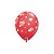 Balão de Festa Látex Liso Decorado - I Love You Corações e Listras - 11" 28cm - 50 unidades - Qualatex Outlet - Rizzo - Imagem 3