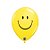 Balão de Festa Látex Liso Decorado - Carinha Sorridente - 11" 28cm - 6 unidades - Qualatex Outlet - Rizzo - Imagem 1