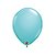 Balão de Festa Látex Liso Sólido - Azul Caribe - 11" 28cm - 6 unidades - Qualatex - Rizzo - Imagem 1