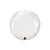 Balão de Festa Microfoil 18" 46cm - Redondo Branco Metalizado - 1 unidade - Qualatex Outlet - Rizzo - Imagem 1