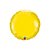 Balão de Festa Microfoil 18" 46cm - Redondo Amarelo Metalizado - 1 unidade - Qualatex Outlet - Rizzo - Imagem 1