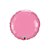 Balão de Festa Microfoil 18" 46cm - Redondo Rosa Claro Metalizado - 1 unidade - Qualatex Outlet - Rizzo - Imagem 1