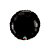 Balão de Festa Microfoil 18" 46cm - Redondo Preto Onix Metalizado - 1 unidade - Qualatex Outlet - Rizzo - Imagem 1