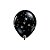Balão de Festa Látex Liso Decorado - Espirais com Brilho Preto e Ouro - 11" 28cm - 50 unidades - Qualatex Outlet - Rizzo - Imagem 3