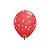 Balão de Festa Látex Liso Decorado - Estrelas Azul e Vermelho - 11" 28cm - 50 unidades - Qualatex Outlet - Rizzo - Imagem 3