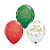 Balão de Festa Látex Liso Decorado - Folhagem Contemporânea - 11" 28cm - 50 unidades - Qualatex Outlet - Rizzo - Imagem 1