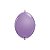 Balão de Festa Látex Liso Q-Link - Lilás - 6" 15cm - 50 unidades - Qualatex Outlet - Rizzo - Imagem 1