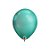 Balão de Festa Látex Liso Chrome - Green (Verde) - 7" 18cm - 100 unidades - Qualatex Outlet - Rizzo - Imagem 1