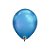 Balão de Festa Látex Liso Chrome - Blue (Azul) - 7" 18cm - 100 unidades - Qualatex Outlet - Rizzo - Imagem 1
