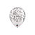Balão de Festa Látex Liso Decorado - Corações Espirais - 11" 28cm - 50 unidades - Qualatex Outlet - Rizzo - Imagem 2