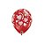Balão de Festa Látex Liso Decorado - Corações Carimbados Sortido - 11" 28cm - 50 unidades - Qualatex Outlet - Rizzo - Imagem 2