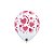 Balão de Festa Látex Liso Decorado - Corações Carimbados Sortido - 11" 28cm - 50 unidades - Qualatex Outlet - Rizzo - Imagem 4