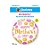 Balão de Festa Microfoil 18" 46cm - Redondo Mother's Day Pontos Rosa e Ouro - 1 unidade - Qualatex Outlet - Rizzo - Imagem 2