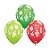 Balão de Festa Látex Liso Decorado - Enfeites de Natal Sortido - 11" 28cm - 50 unidades - Qualatex Outlet - Rizzo - Imagem 1
