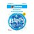 Balão de Festa Microfoil 18" 46cm - Redondo Happy Birthday Azul com Brilho - 1 unidade - Qualatex Outlet - Rizzo - Imagem 2