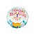 Balão de Festa Microfoil 18" 46cm - Redondo Happy Birthday Cupcakes - 1 unidade - Qualatex Outlet - Rizzo - Imagem 1