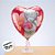 Balão de Festa Microfoil 18" 46cm - Coração Teddy I Love You Buquê - 1 unidade - Qualatex Outlet - Rizzo - Imagem 1