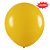 Balão de Festa Redondo Profissional Látex Liso 24'' 60cm - Amarelo Ouro - 3 unidades - Art-Latex - Rizzo - Imagem 1
